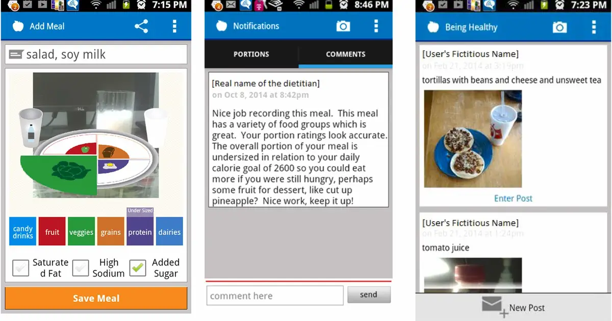 Study of behavior-related digital dieting apps finds different effects of persuasion-related features