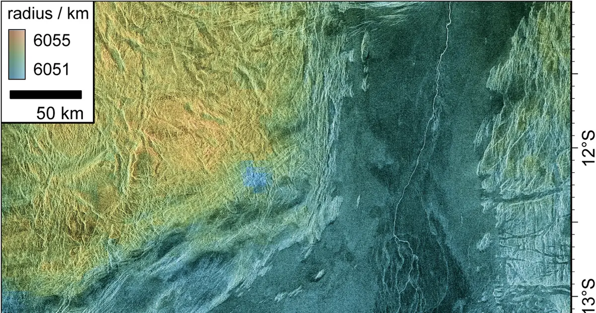Venus's polygonal plains could point to a watery past