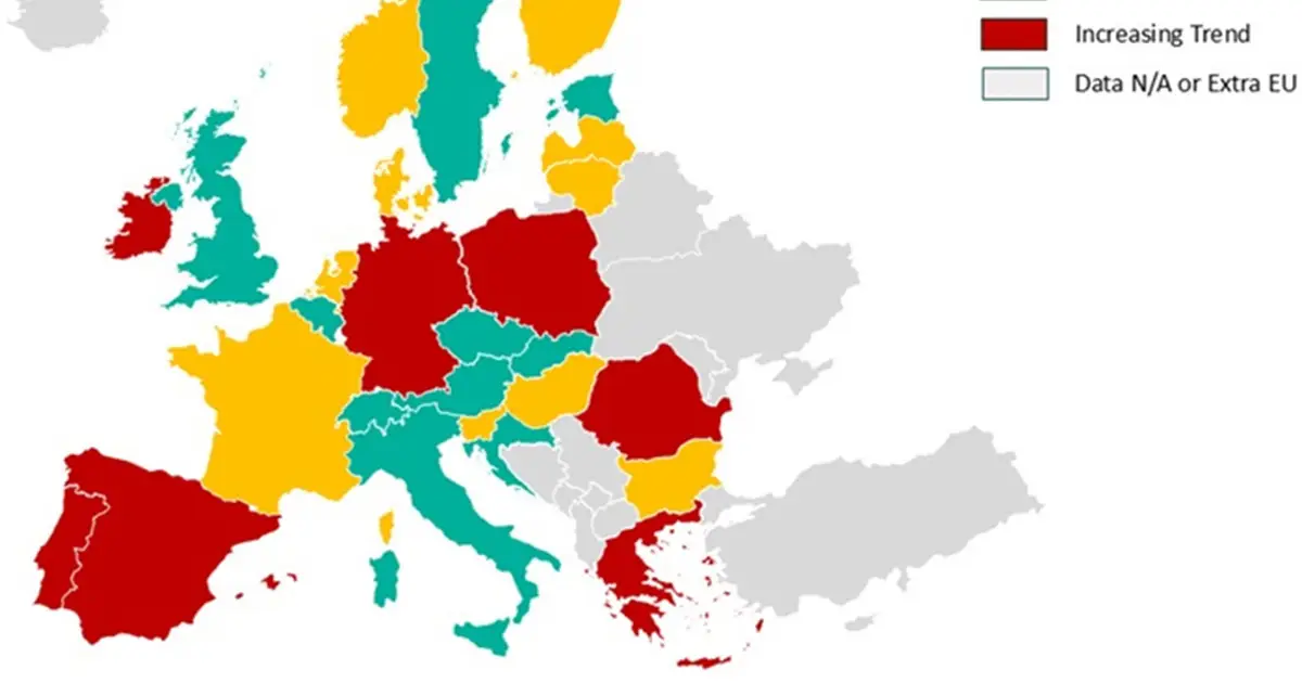 Sudden deaths rose 30% across Europe in a decade, with sharper increase among women