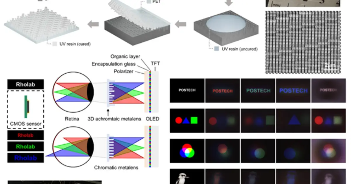 Thinner lenses, brighter colors: Metalens research clears two hurdles for AR and VR glasses