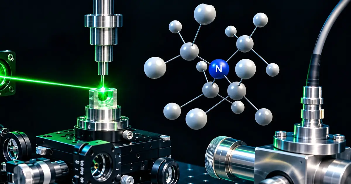 Ultraviolet laser pulses engineer diamond defects selectively, leaving quantum qubits intact