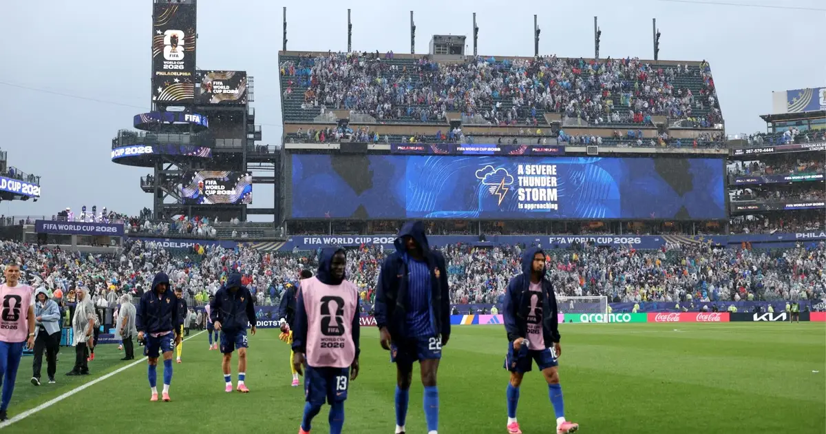 France vs. Iraq becomes first 2026 World Cup game delayed due to weather with heavy rain, lightning in area