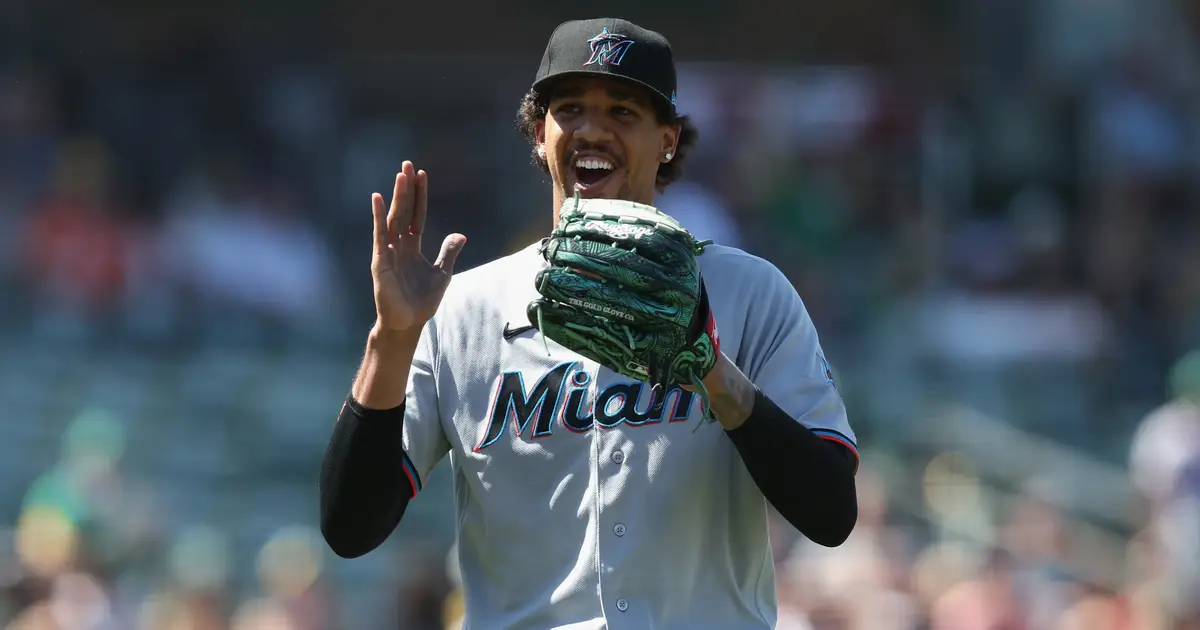 Eury Pérez pulled from perfect game after seven innings vs. Athletics, Marlins bullpen immediately loses it