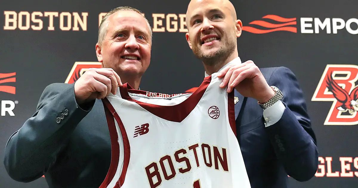 Boston College AD denies basketball broadcast team's firing was tied to new coach Luke Murray
