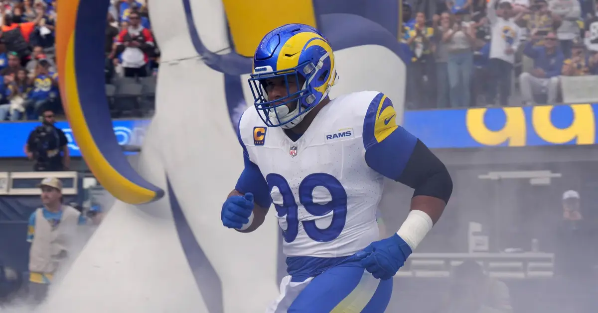Aaron Donald sits out practice: Rams admit returning star might not play Week 1 in Australia