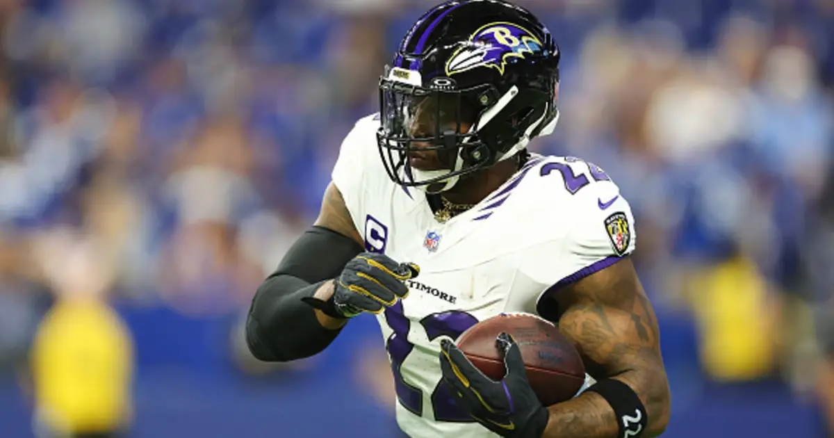 LOOK: Derrick Henry makes NFL history during Ravens' Week 1 showdown vs. Colts