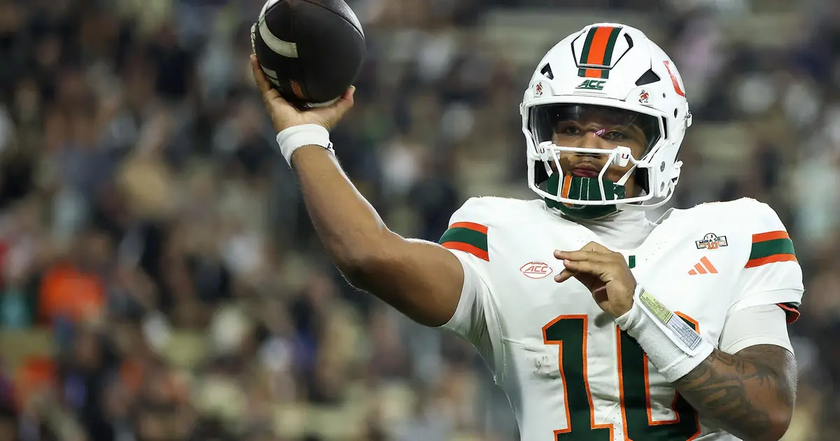 Darian Mensah making an early case for No. 1 overall pick, but Miami's schedule complicates the picture