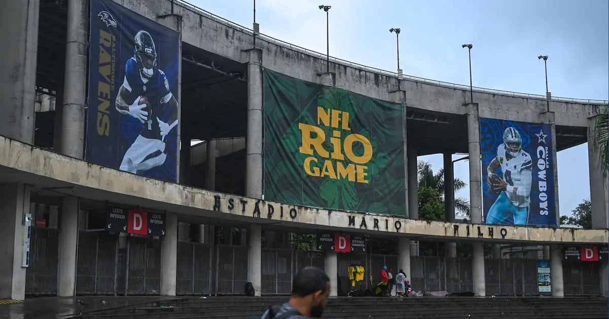 NFL in Rio: How field conditions look before Ravens-Cowboys Week 3 matchup in Brazil