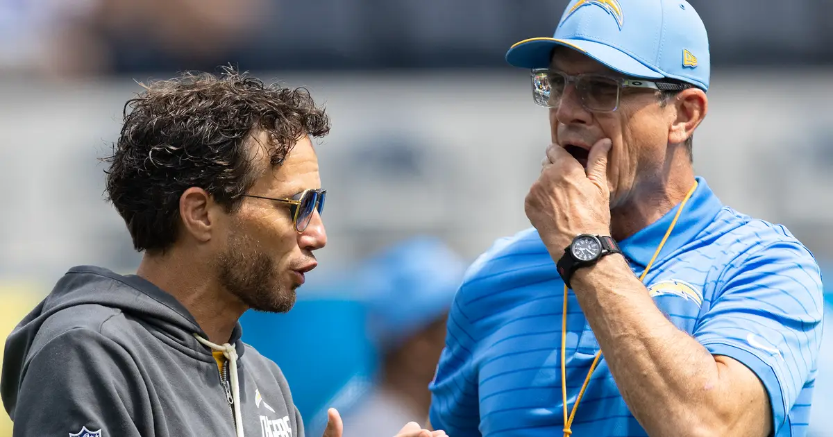 Jim Harbaugh defends Mike McDaniel despite 0-4 start, Justin Herbert earns ugly Chargers honor