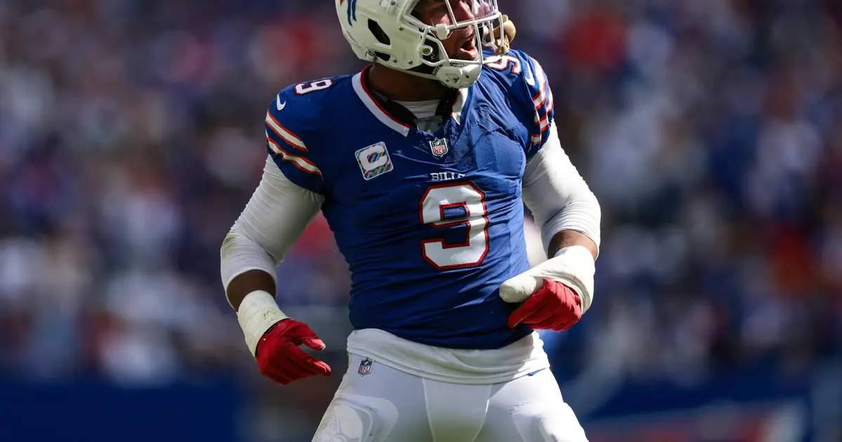 Rams left tackle throws punch at Bills' Bradley Chubb following Buffalo's stunning Monday night win