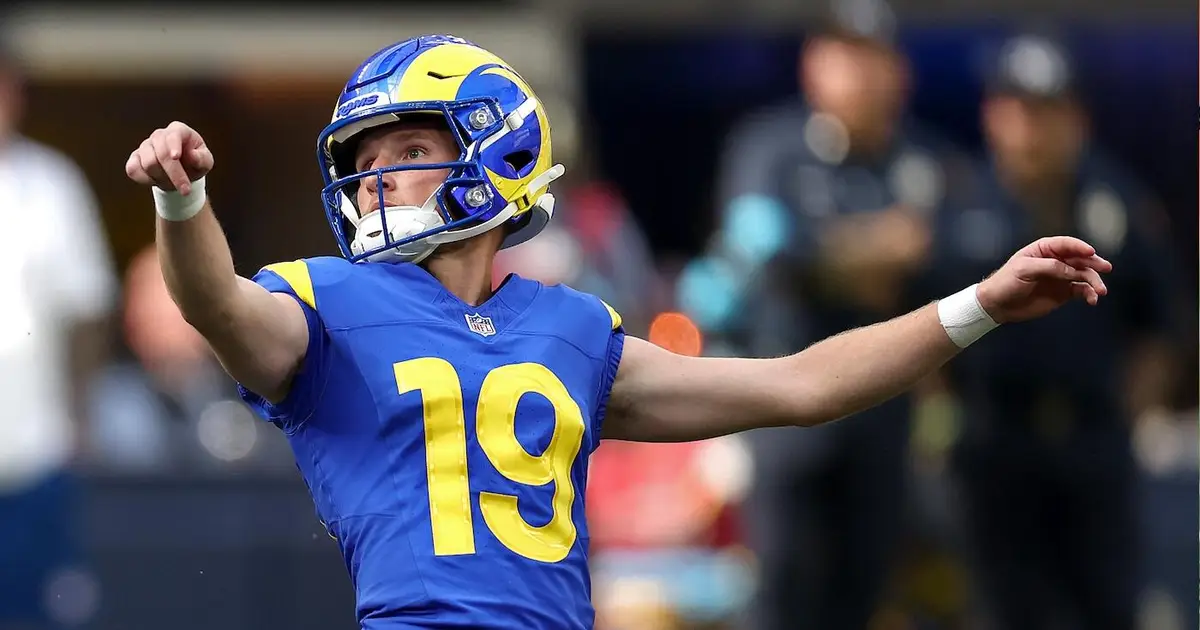 Rams kicker Blake Grupe ruled out after suffering knee injury minutes into L.A. debut