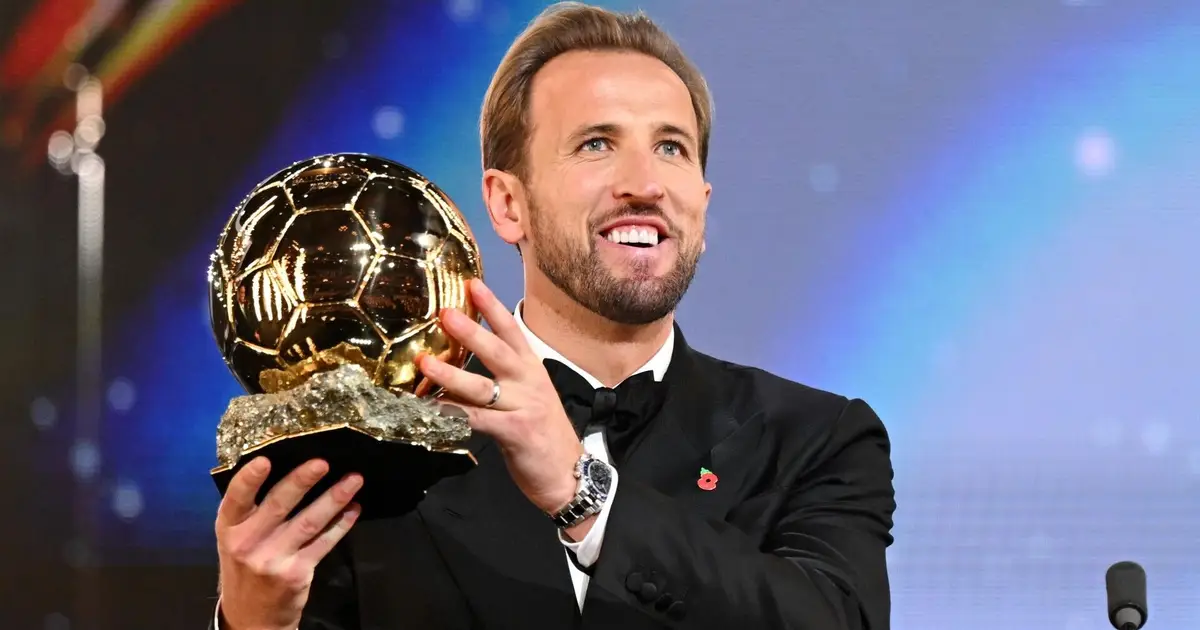 Harry Kane is 'still processing' his Ballon d'Or win, so he went back to the only thing he knows