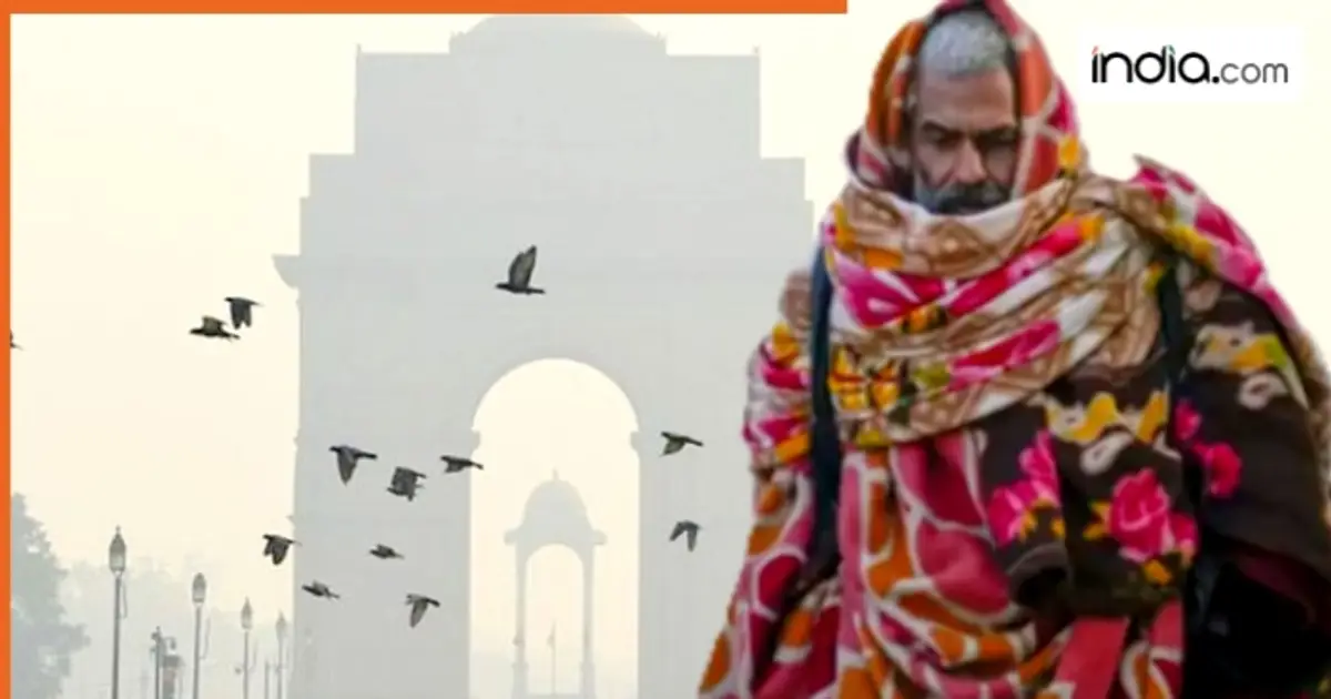 Weather Warning : Rain in Delhi today , IMD issues Yellow alert , cold wave continues in Punjab , Haryana , Rajasthan , heavy showers in Tamil Nadu