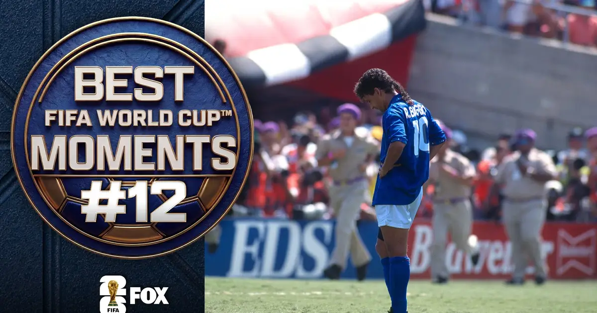 Roberto Baggio's Missed Penalty At '94 Final Makes Our Top World Cup Moments