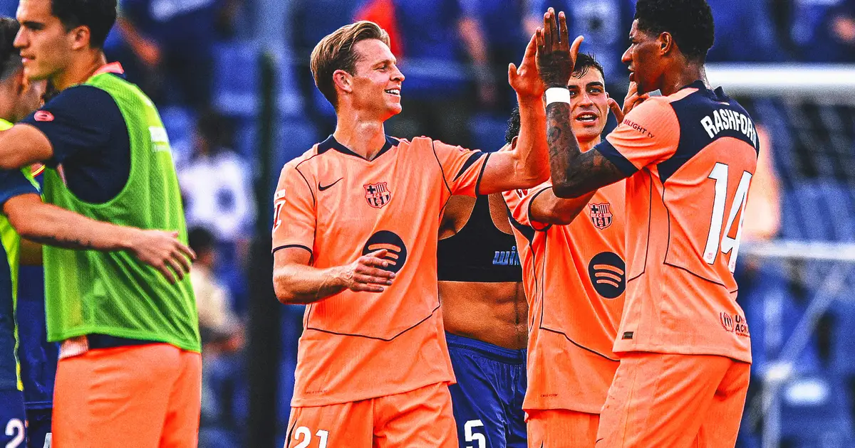 ‘He Adds a Lot': Frenkie De Jong On What Marcus Rashford Brings To Barcelona