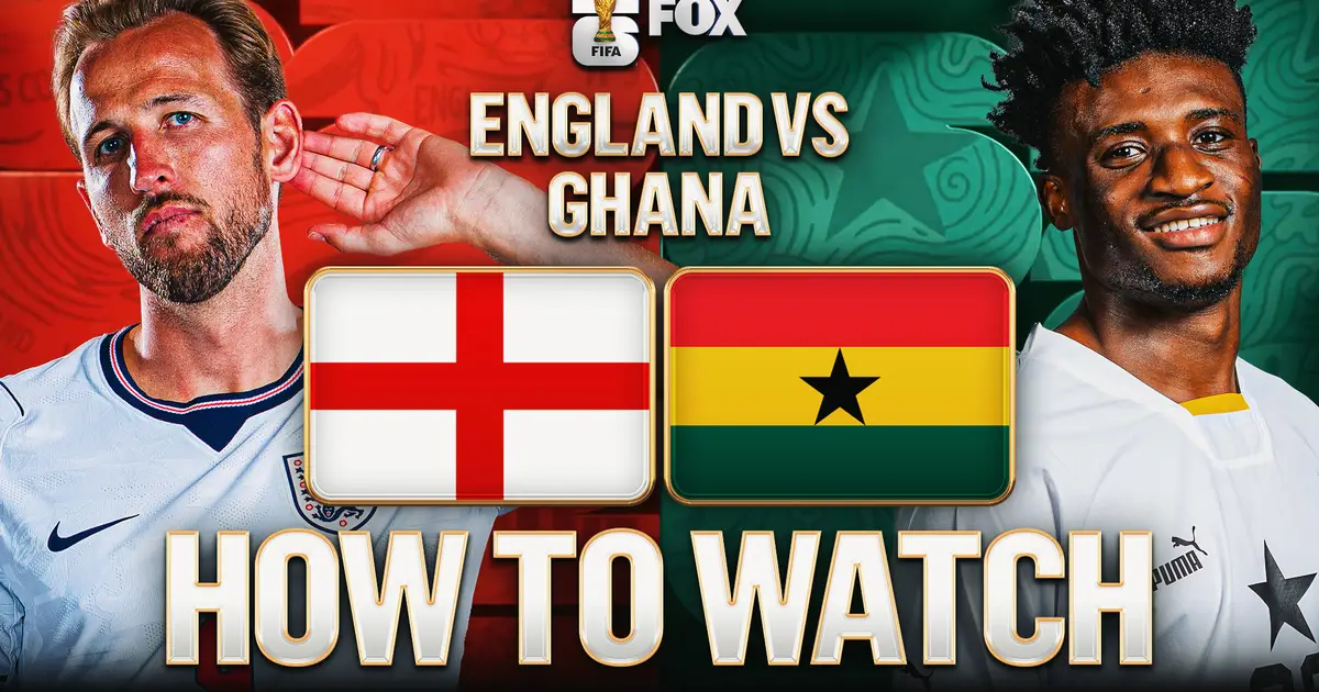 England vs. Ghana: How to Watch, TV Channel, Live Stream, Time