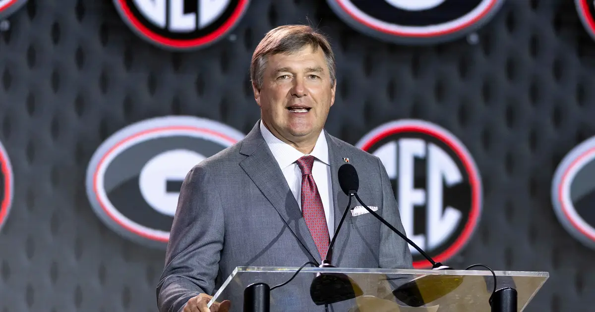 Georgia's Kirby Smart Focused On What Wins Games, Not CFB's Off-Field Debates