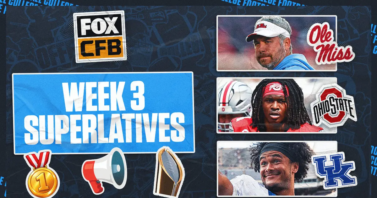 CFB Week 3 Superlatives: Ole Miss' Revenge, Jeremiah Smith's Record And CFP Impacts