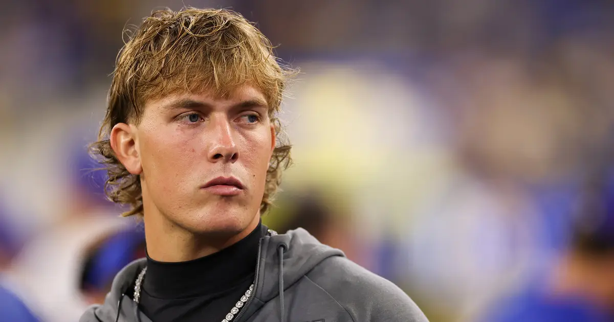 Giants QB Jaxson Dart's MRI Reportedly Reveals Worse Knee Injury, Season In Doubt