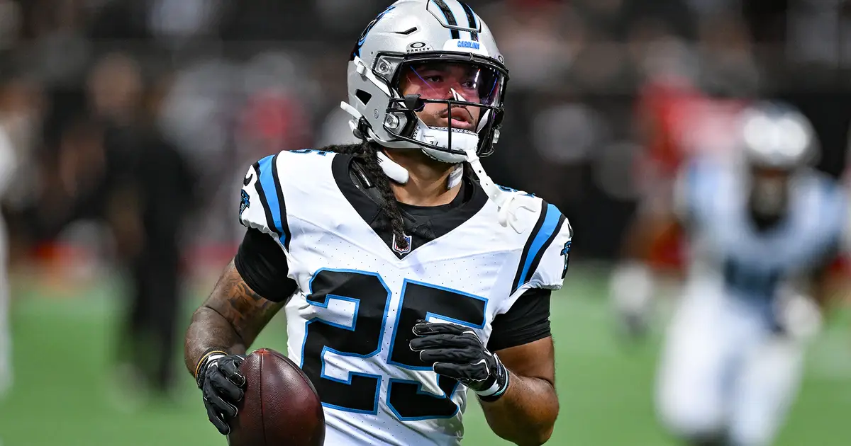 Panthers RB Jonathon Brooks Placed On IR, To Undergo Surgery