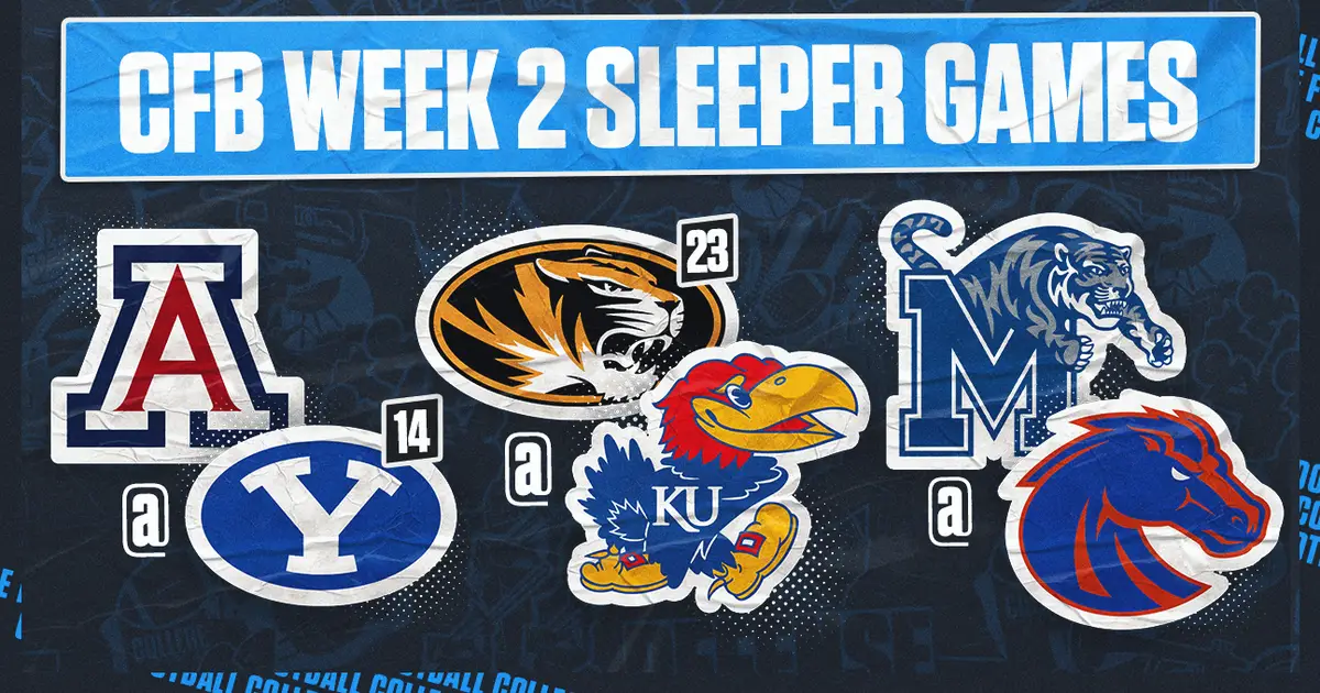 College Football Week 2 Odds, Sleeper Games To Watch
