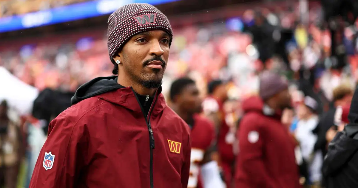 Commanders' QB Jayden Daniels Back At Practice, 'Too Early to Call' London Status