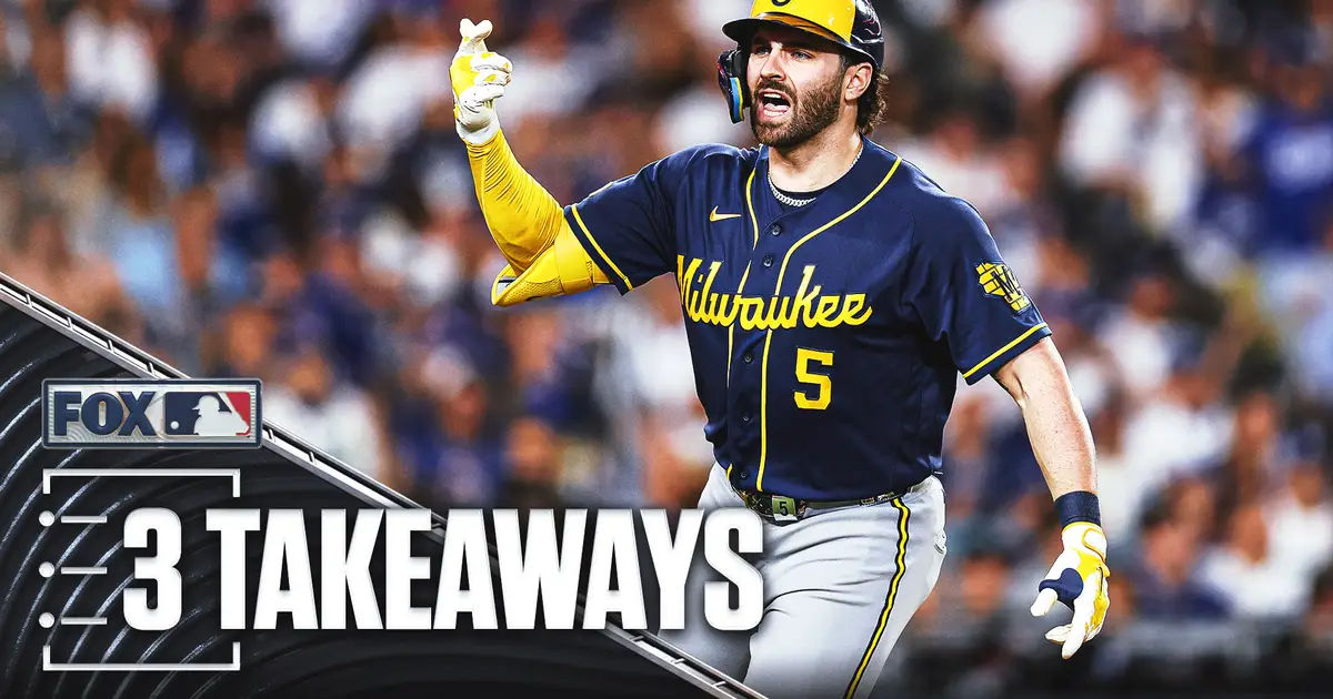 Brewers' Back-To-Back Spoils Dodgers' Three-Peat Hopes: 3 Takeaways From NLCS Game 3