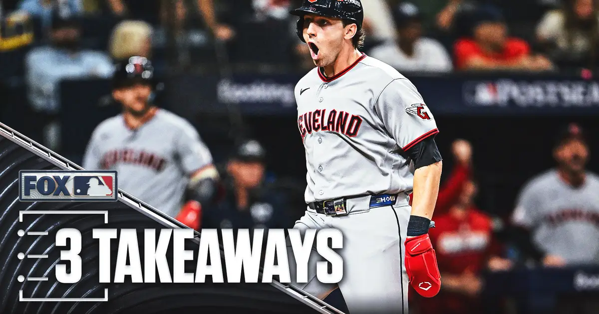 Guardians Stay Hot: 3 Takeaways From Cleveland's ALCS Game 1 Upset Win vs. Rays