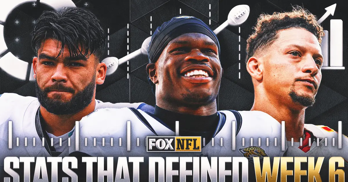 NFL Week 6 Defining Stats: Mahomes Matches Brady, Travis Hunter Makes History