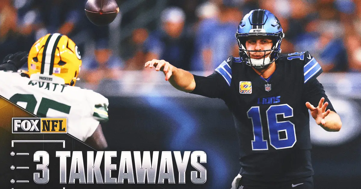 Detroit Holds Onto Valuable Win: 3 Takeaways From The Lions' Win Over The Packers