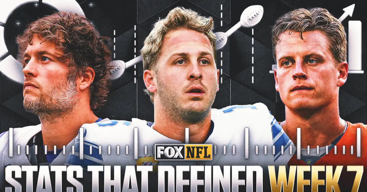 NFL Week 7 Defining Stats: Rodgers Passes Manning, Burrow Catches Fire