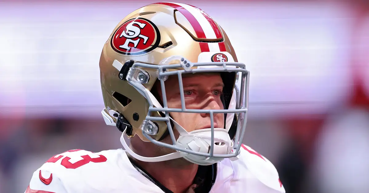 49ers RB Christian McCaffrey Departs Early vs. Falcons Due To Thigh Injury