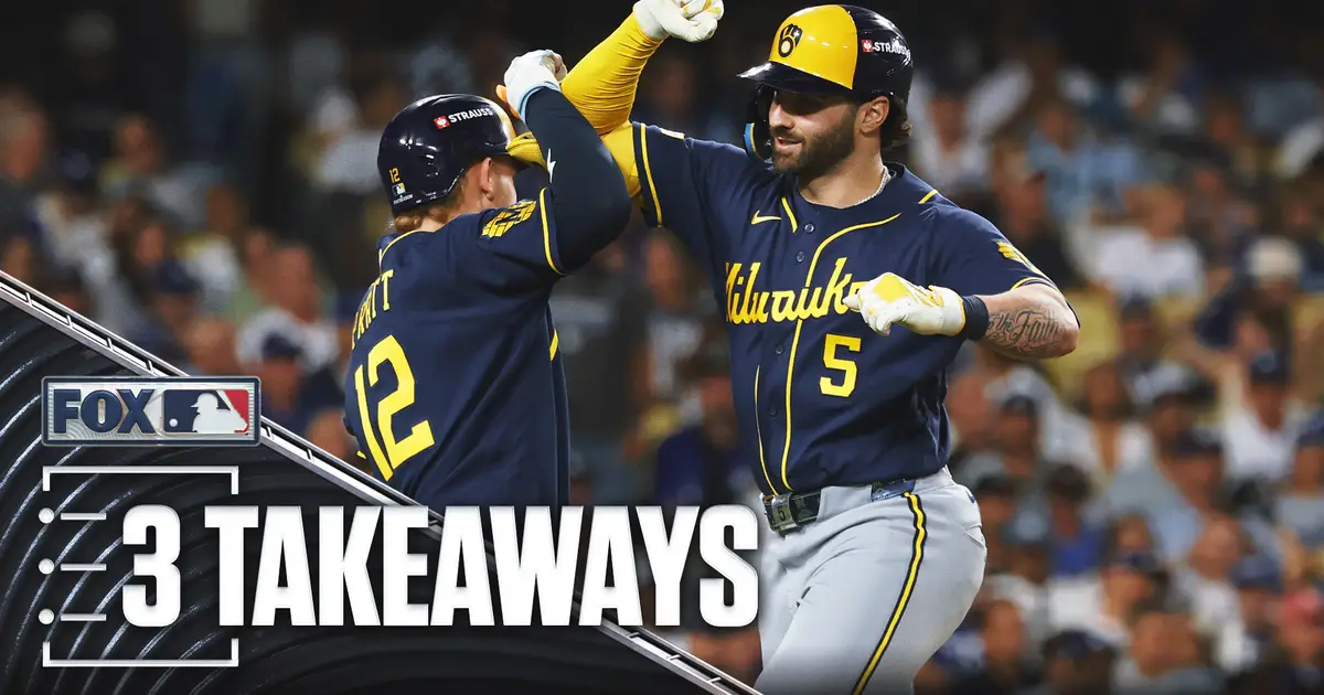 Milwaukee Sweeps The Champs: 3 Takeaways From The Brewers' Game 4 Win Over Dodgers