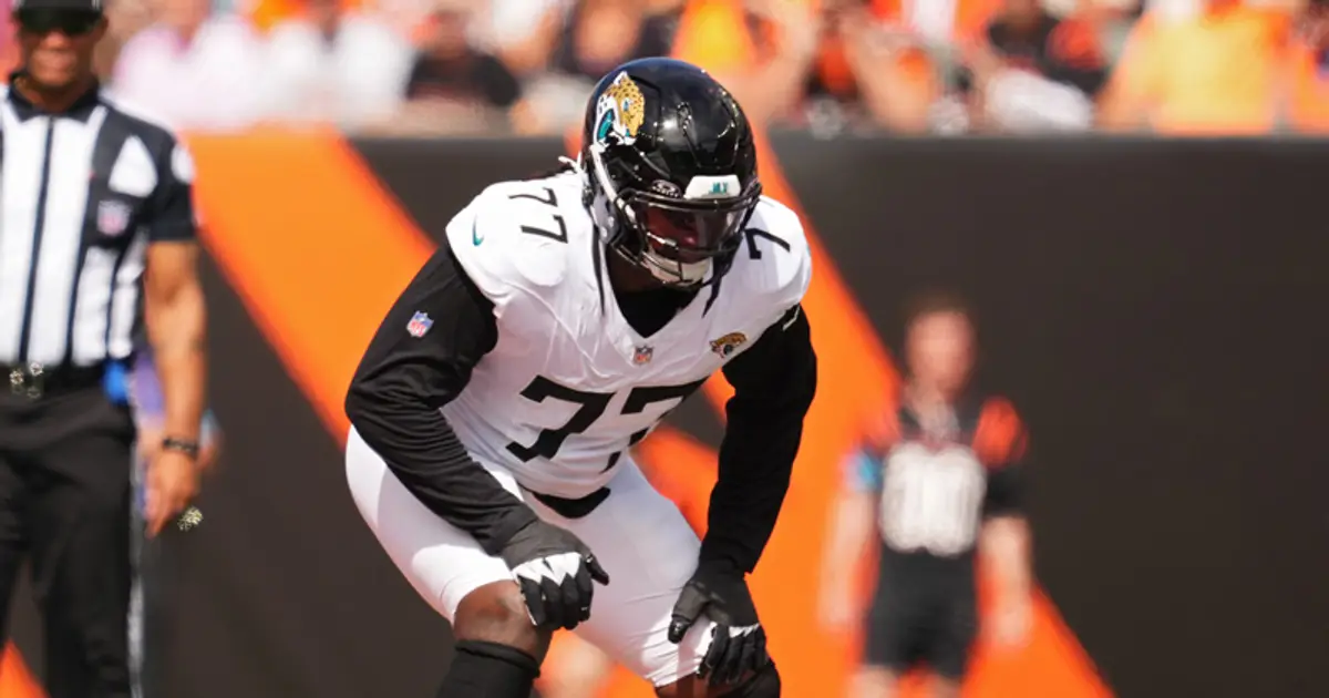 Jaguars Get Devastating Injury Update On Left Tackle Anton Harrison