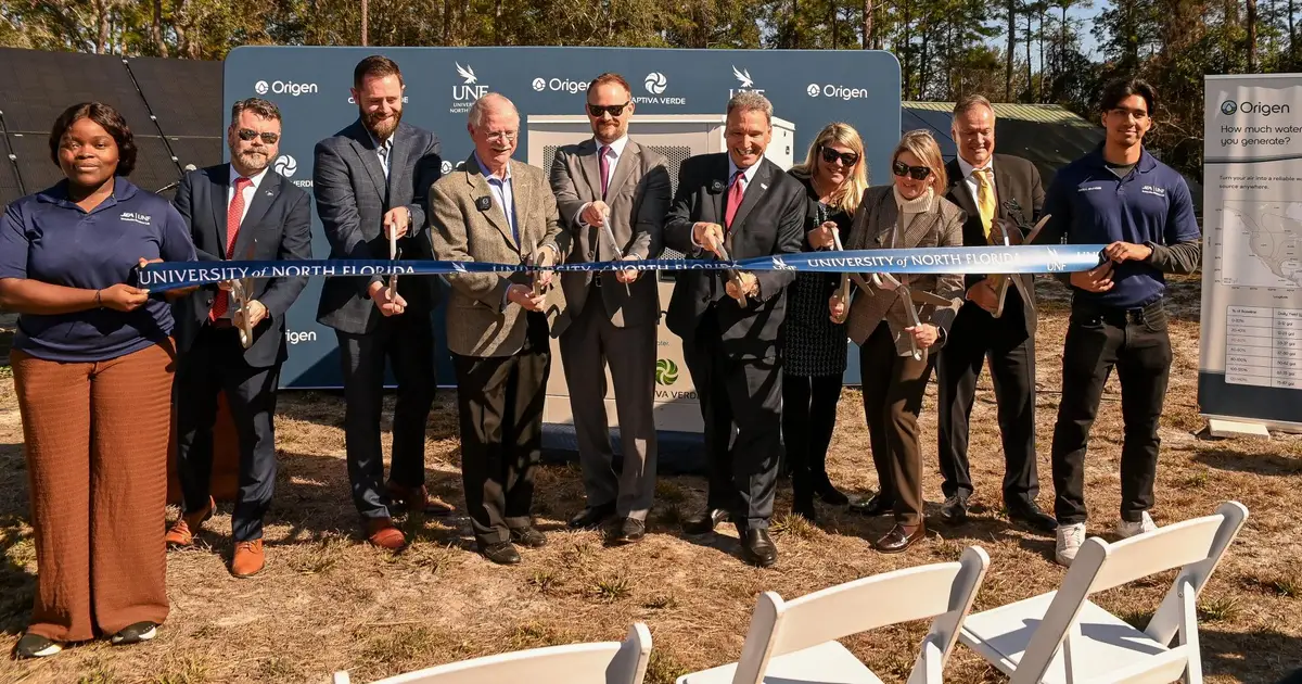 UNF atmospheric water generator to fuel resiliency research , lab expansion