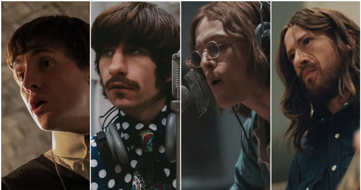 Paul Mescal, Joseph Quinn, Barry Keoghan and Harris Dickinson Spotted Filming Beatles Biopic at Iconic Abbey Road Crosswalk