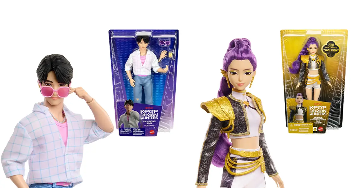 New ‘KPop Demon Hunters’ Merch Drop Includes Collectible Huntr/x Singing Dolls