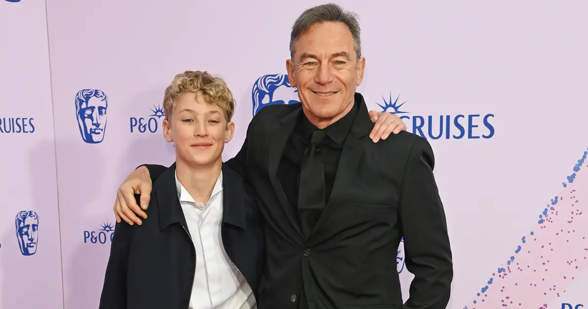 ‘Harry Potter’ Stars Bring the Magic to BAFTA TV Awards as Movie Version’s Lucius Malfoy, Jason Isaacs, Poses With TV’s Draco, Lox Pratt