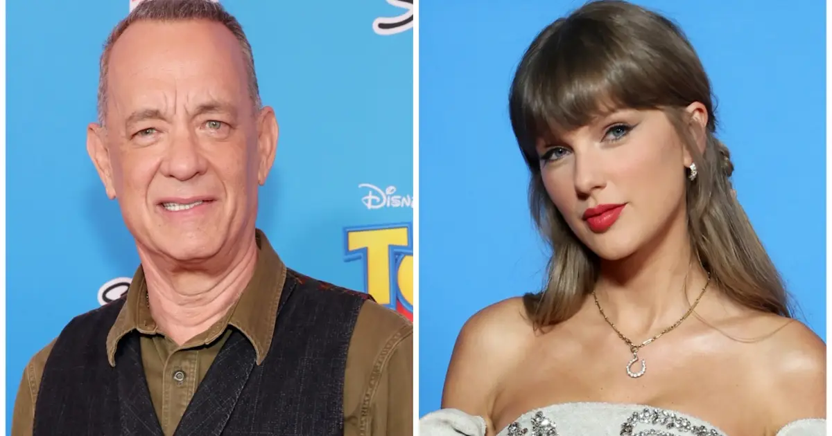 Tom Hanks Says Taylor Swift’s ‘Toy Story 5’ Song Was Kept ‘Top Secret’ From the Cast Until Release Day