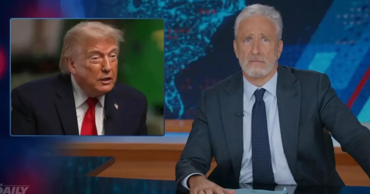 Jon Stewart Slams Donald Trump as an ‘Incredibly Fragile Man-Baby’ For Storming Out of ‘Meet the Press’ Interview