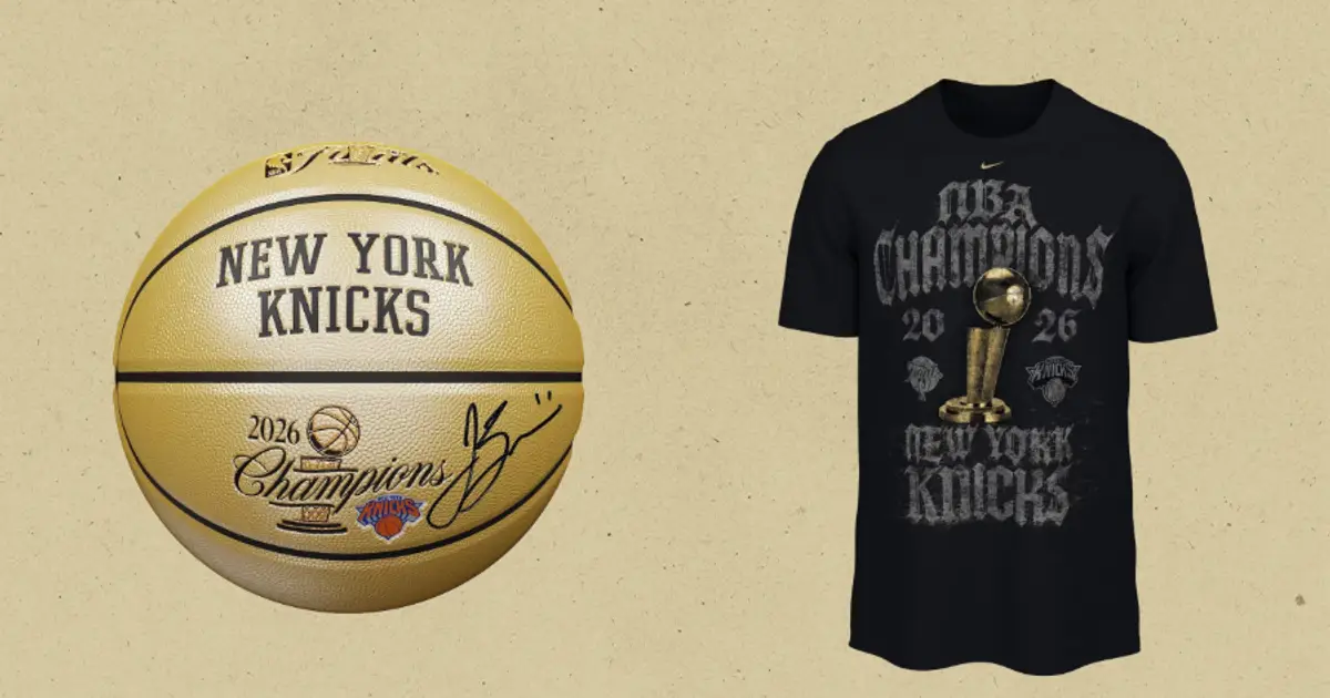 Knicks NBA Championship Merch Includes Official Locker Room T-Shirt, Signed Jalen Brunson Basketballs