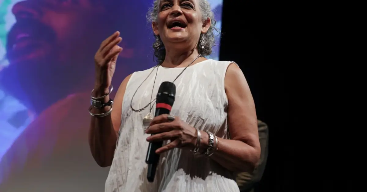 Arundhati Roy on Beatles, AI and Indie Filmmaking at London Indian Film Festival
