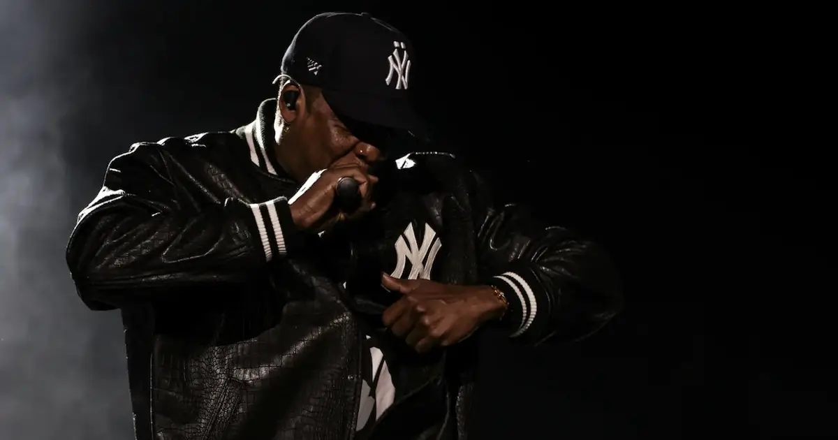 Jay-Z Celebrates ‘The Blueprint’ 25th Anniversary With Eminem, Pharrell Williams and Slick Rick at Yankee Stadium