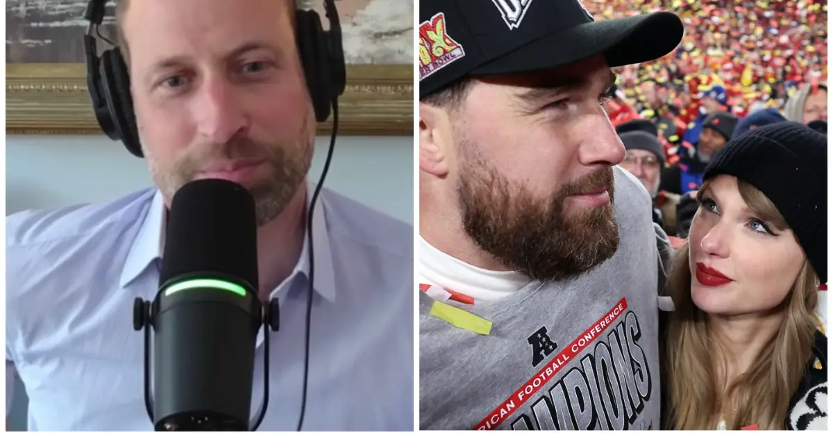 Prince William Joins ‘New Heights’ Podcast on Taylor Swift and Travis Kelce’s Wedding Day