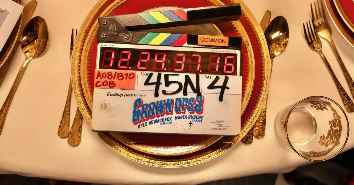 ‘Grown Ups 3’ Cast: Adam Sandler Reunites With Chris Rock, Rob Schneider, David Spade, Salma Hayek and More in First Set Photo