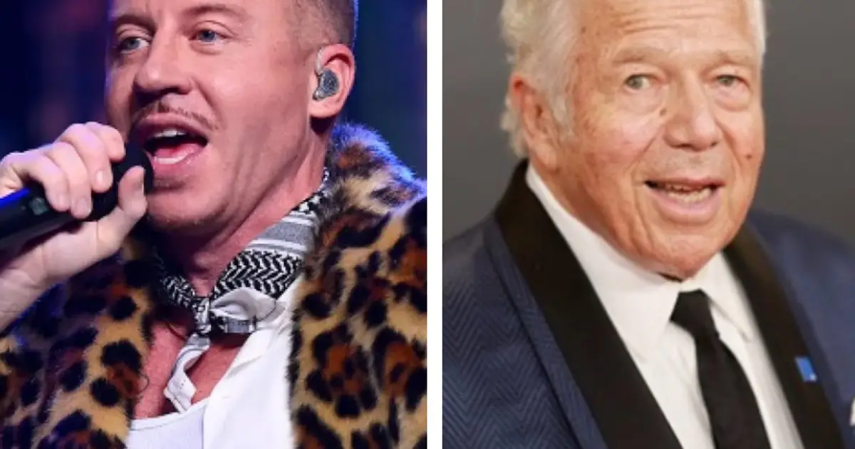 Robert Kraft Defends Banning Macklemore From Ed Sheeran Tour After ‘Free Palestine’ Comments: ‘We Do Not Provide a Platform for Hate Speech’