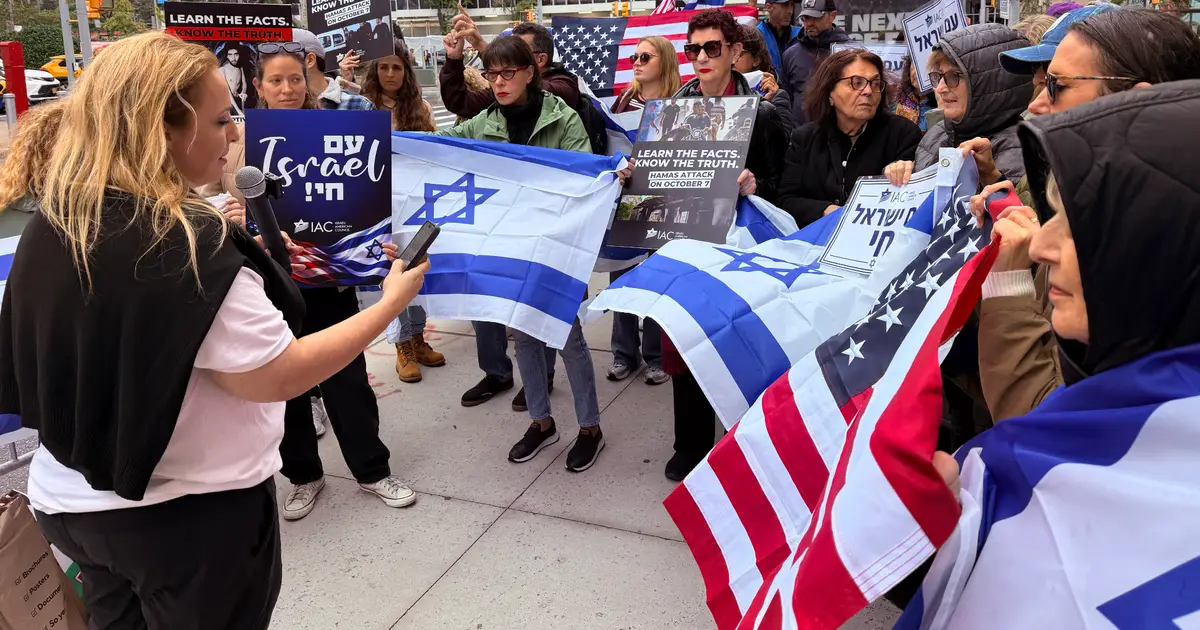 Israeli Americans Protest ‘NAZA’ by Screening October 7 Footage Outside New York Premiere: ‘Compassion For Palestinian Civilians Doesn’t Require Us to Erase October 7’