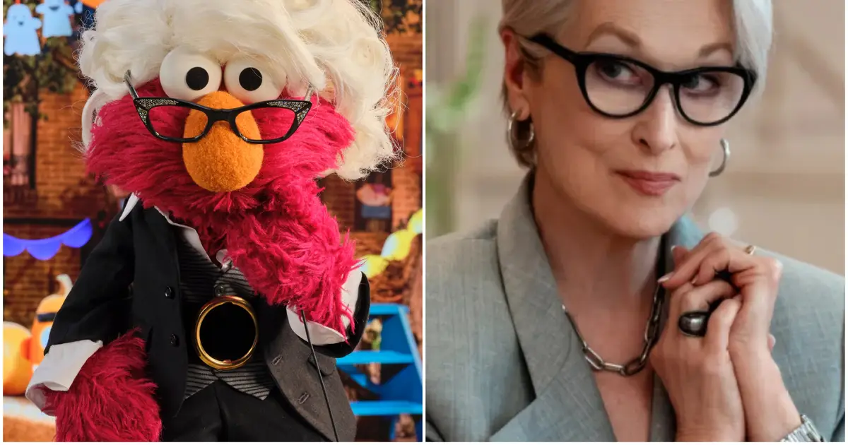 Elmo Is Going as Meryl Streep’s Evil Fashion Editor Miranda Priestly for Halloween This Year
