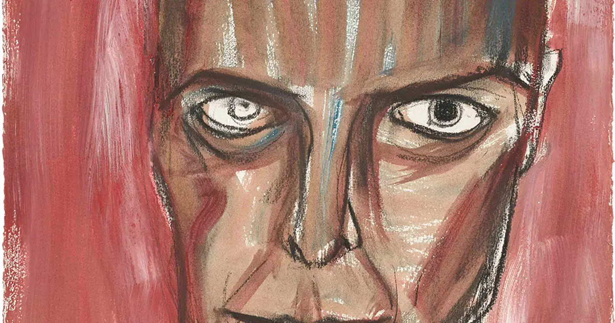A Rare David Bowie Self-Portrait — Featuring His Handprints — Is Going on Auction at Sotheby’s