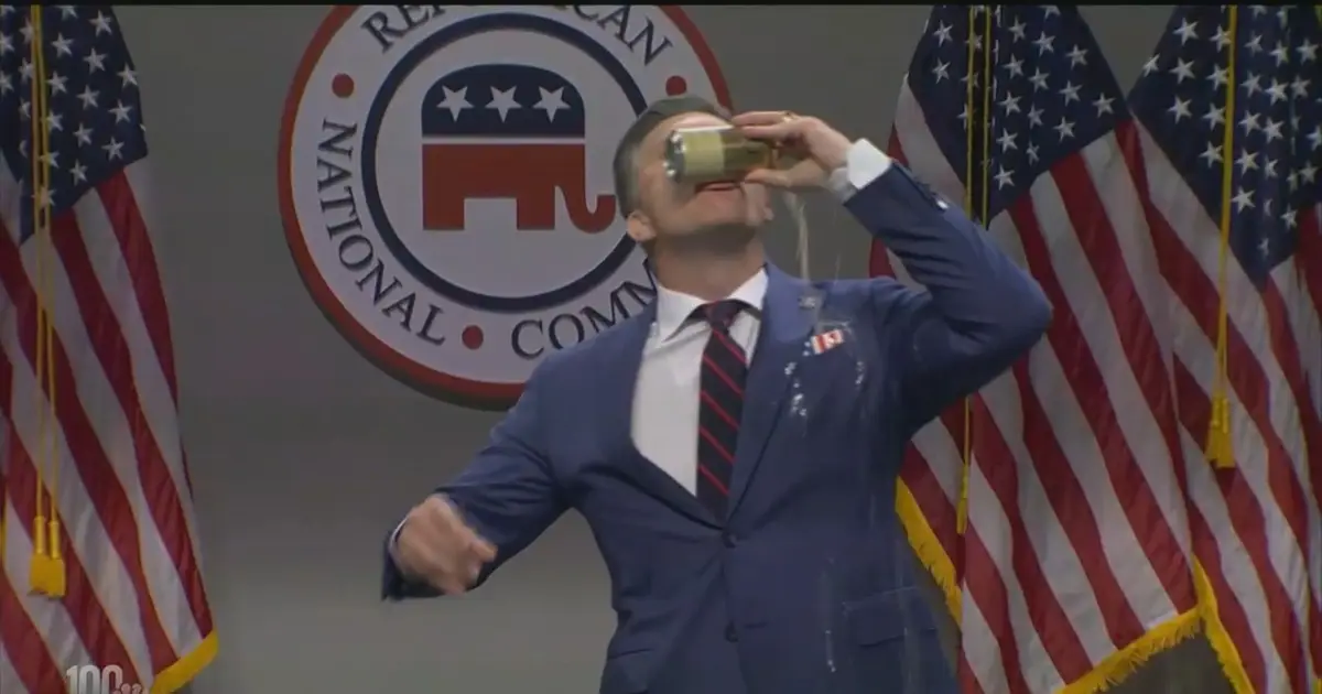 Pete Hegseth Chugs ‘Spider-Man’s Non-Alcoholic B—- Beer’ in ‘SNL’ Cold Open That Mocks Tom Holland, Mitch McConnell and JD Vance